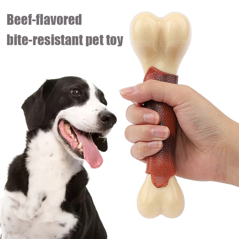 Bone Shape Dogs Nearly Indestructible Toy.