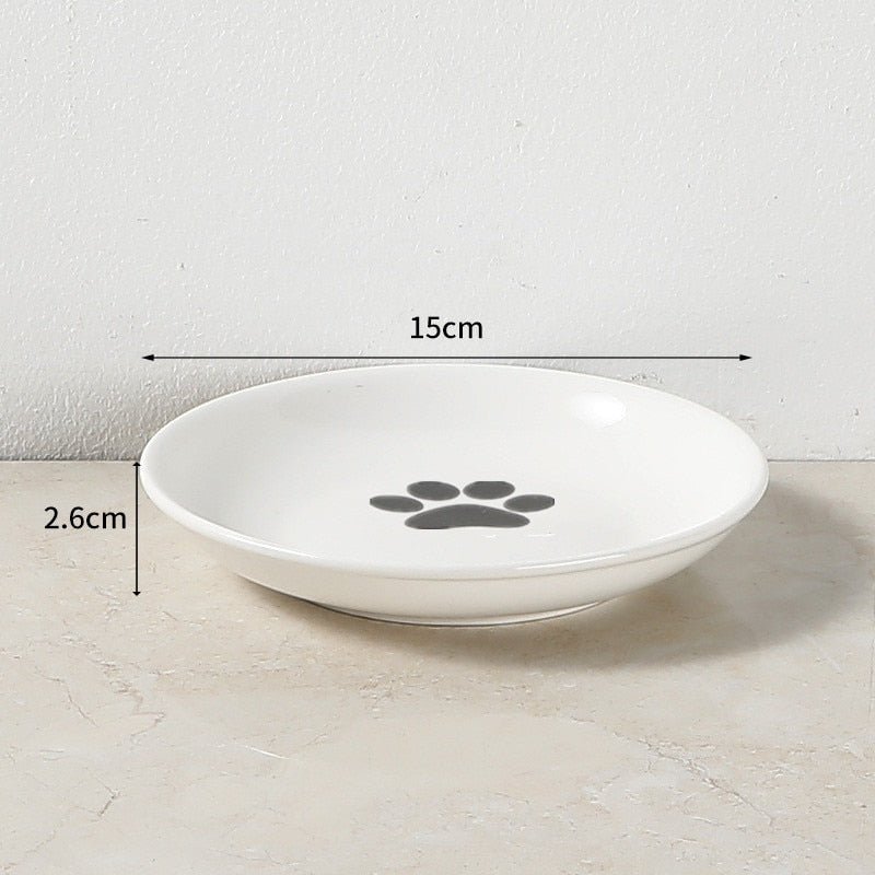 New Cute Patterns Ceramic Pet Bowl for Cats or Dogs