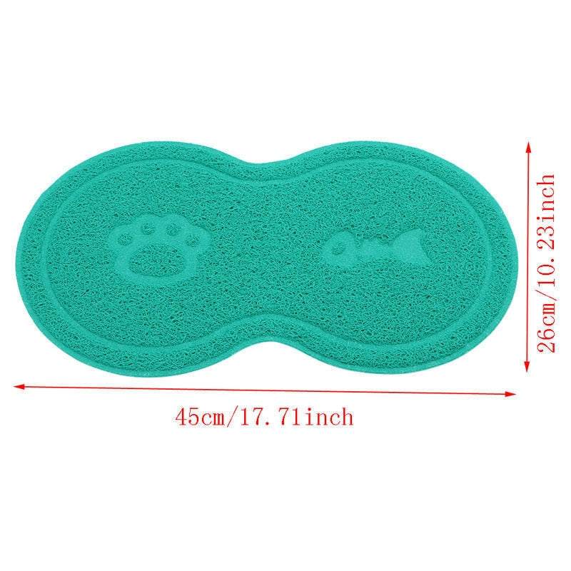 Cat And Dog Mat that is Non-Slip for Bowls