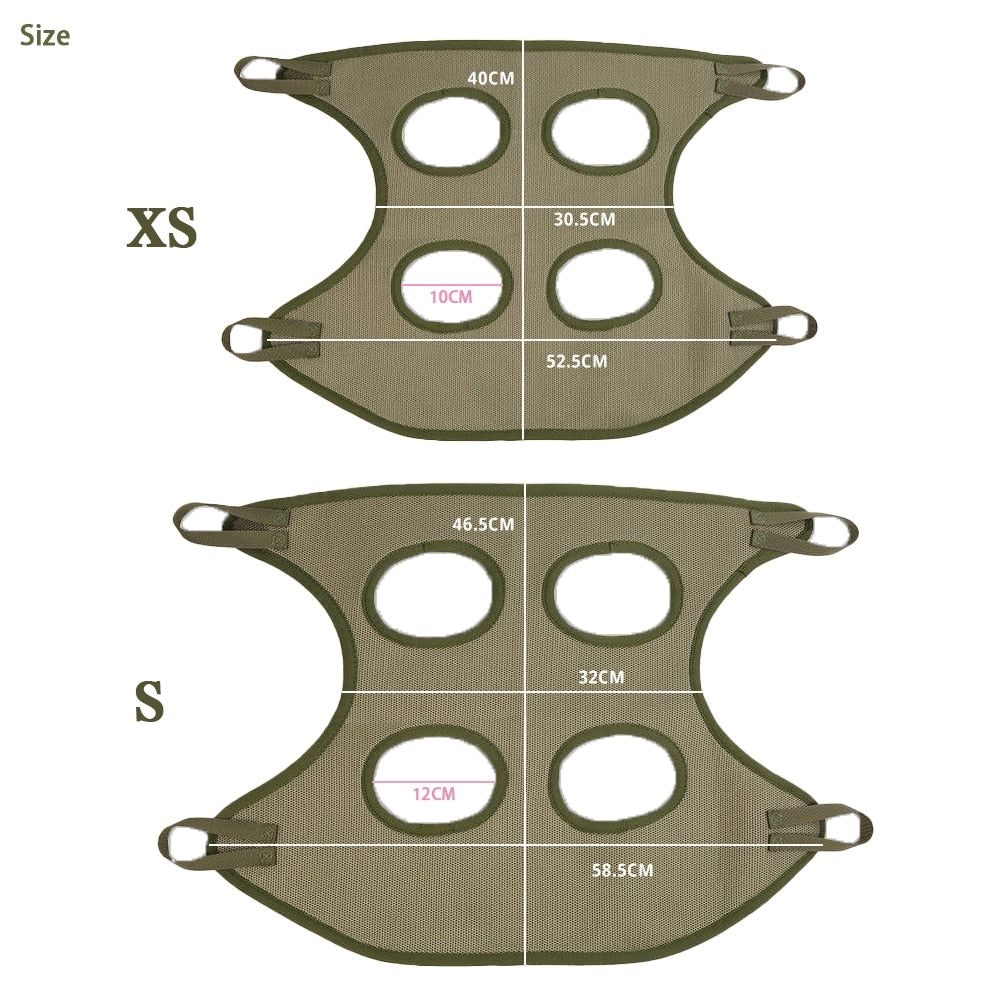 Cat grooming hammock set for nail cutting anti-scratch, bite