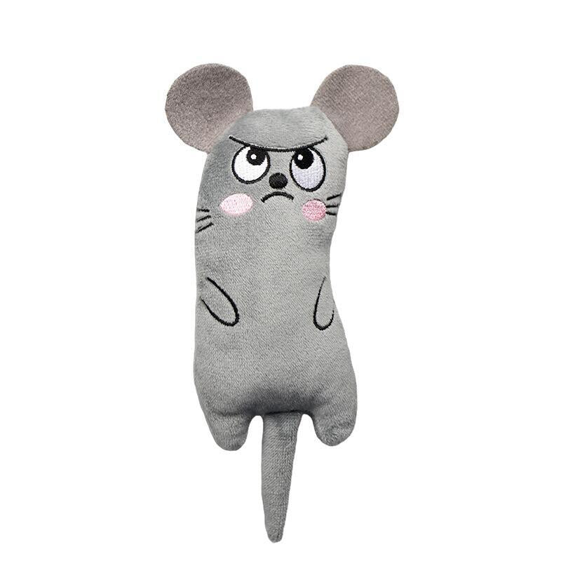 Cute Plush Cat Toy with Mini Teeth Grinding Cat nip