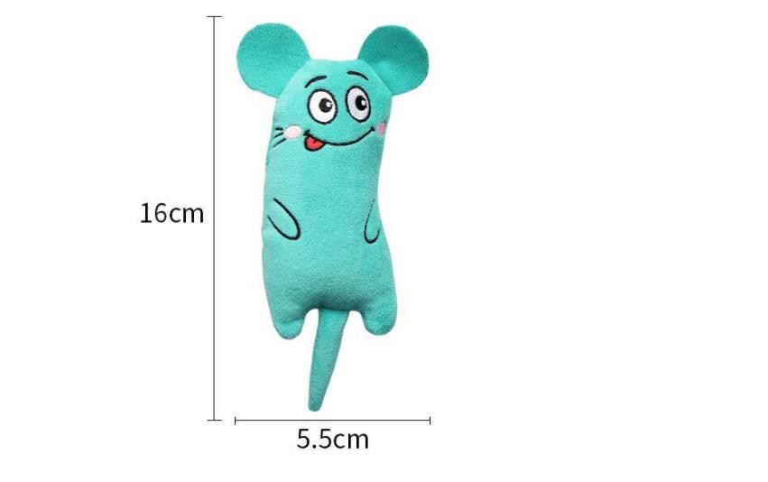 Cute Plush Cat Toy with Mini Teeth Grinding Cat nip