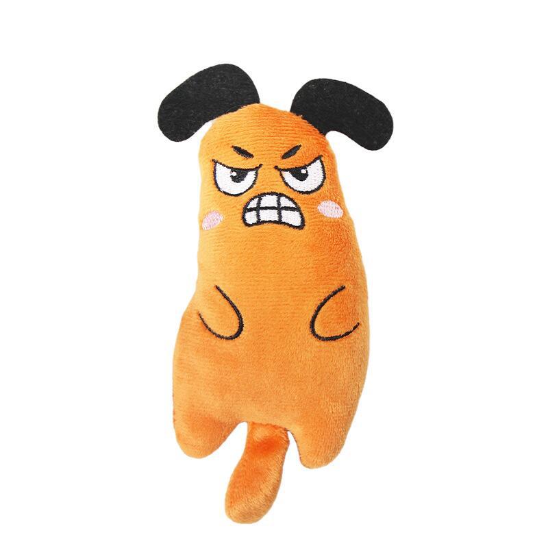 Cute Plush Cat Toy with Mini Teeth Grinding Cat nip