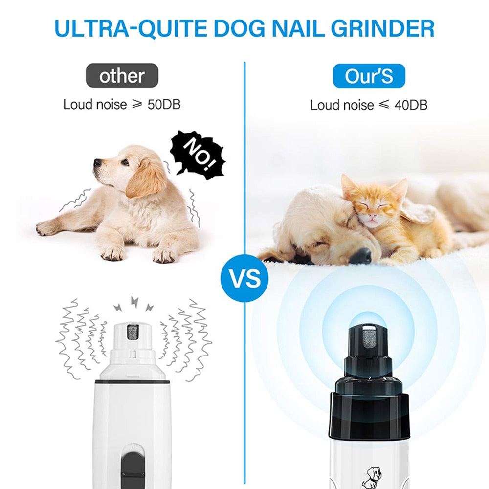 New quite electric rechargeable dog or cat nail clippers with USB charging