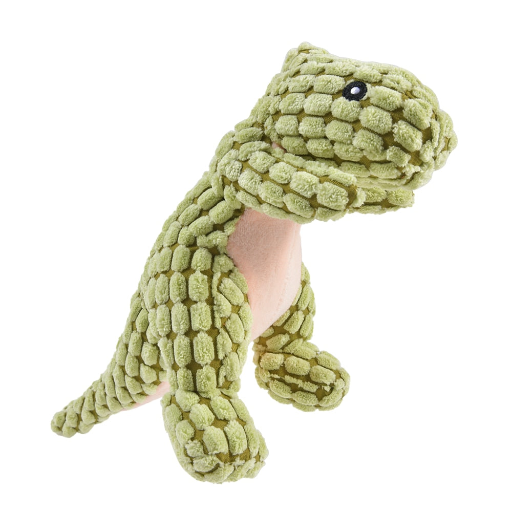 Plush Dinosaur can be a play toy or a comfort for a small puppy or kitten