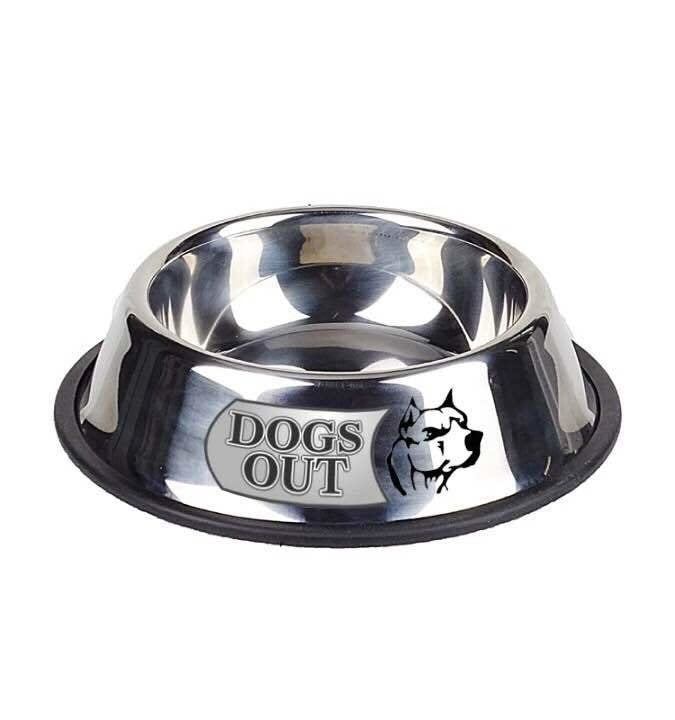 Stainless Steel Bowl with Anti-Gulping, Safe, and Washable