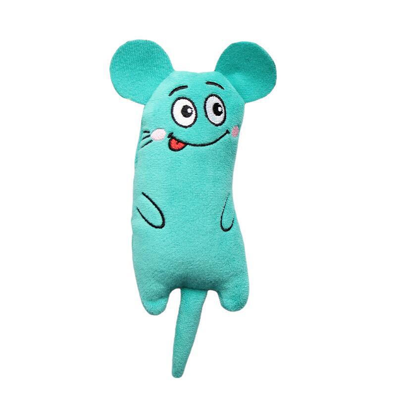 Cute Plush Cat Toy with Mini Teeth Grinding Cat nip