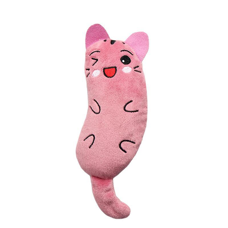 Cute Plush Cat Toy with Mini Teeth Grinding Cat nip