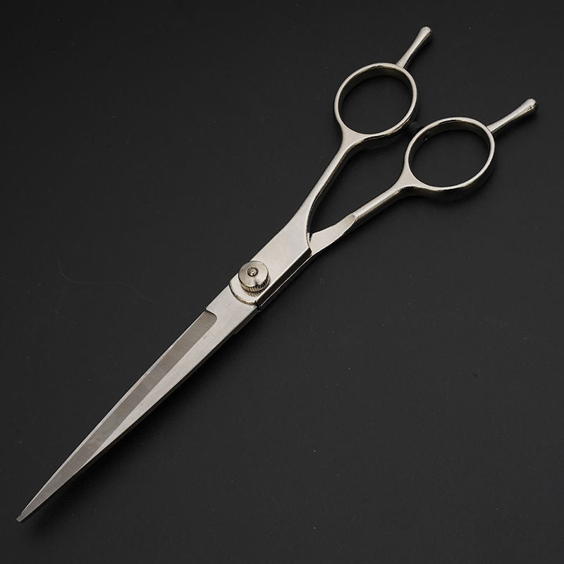 Professional pet grooming bent scissors set for dogs and cats