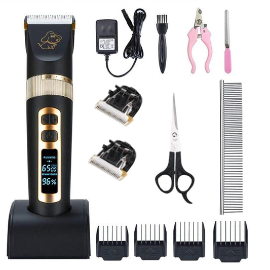 BaoRun P9 P2 Professional rechargeable Pet Shaver, trimmer kit for Cats or Dogs