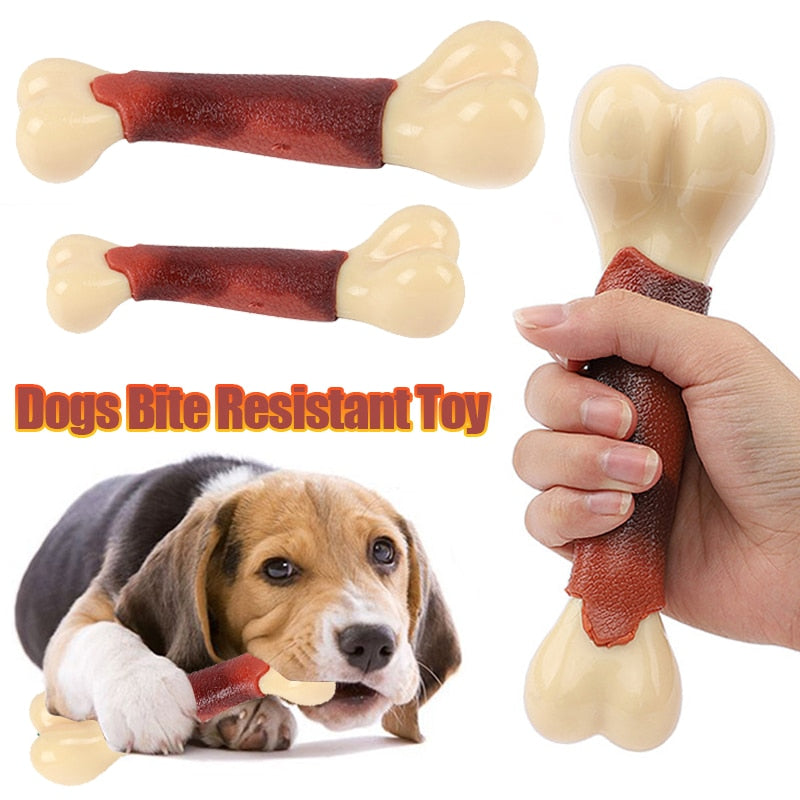 Bone Shape Dogs Nearly Indestructible Toy.