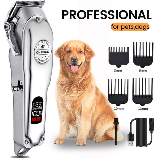 Professional rechargeable Dog or Cat hair clipper made of all metal