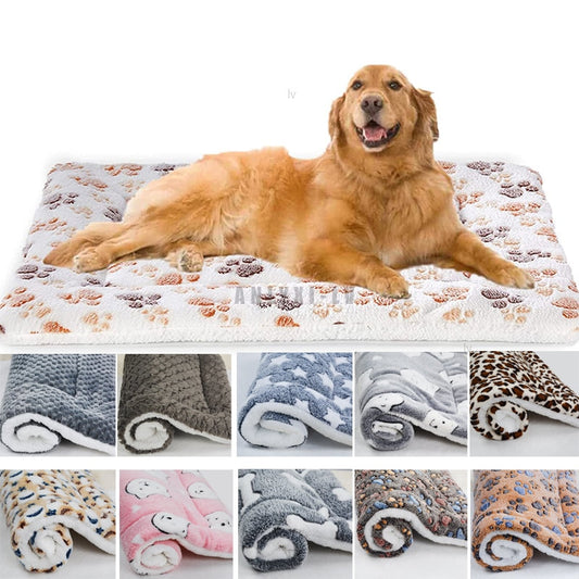 Big dog or cat bed that is a Soft Flannel Sleeping Pad