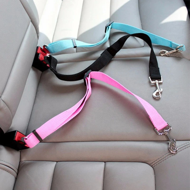 adjustable Cat or Dog Car Seat Belt for your Vehicle.
